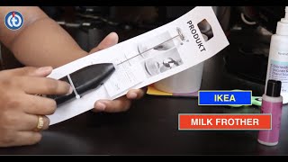 IKEA MILK FROTHER Review amp Battery Installation [upl. by Brenden]