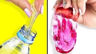 HAZ SLIME DE AGUA 💦 Probando Recetas SIN BORAX [upl. by Carmelita135]