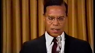 The Honorable Louis Farrakhan Speaks On Attitude [upl. by Retsek51]