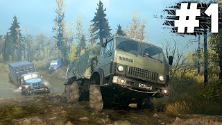 MUDRUNNER Gameplay Walkthrough Part 1  AMERICAN WILDS [upl. by Eilitan960]