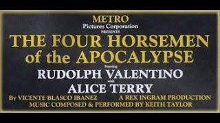 The Four Horsemen of the Apocalypse  1921  starring Rudolph Valentino  directed by Rex Ingram [upl. by Ahsieker]