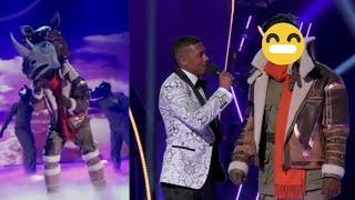 The Masked Singer  The Rhino Performances and Reveal 🦏 [upl. by Etteluap271]