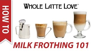 Milk Frothing for Beginners [upl. by Henriha]