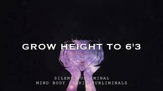 Instant Growth Spurt Height 63quot  Subliminal Silent [upl. by Alian]