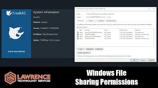 FreeNAS 113 Windows Shares  File Sharing Permissions amp ACL Configurations [upl. by Slavin707]