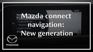 How to use Mazda Connect Navigation  New generation [upl. by Pozzy]