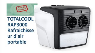 TOTALCOOL RAP3000 Rafraichisseur dair portable [upl. by Purdy]