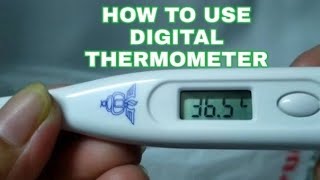 How To Use Digital Thermometer।।How To Change The Scale From Fahrenheit °F To Centigrade °C ।। [upl. by Lorne]