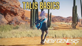 PSO2 NGS Class Weapon Basics Talis [upl. by Anirual]