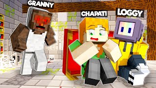 GRANNY KE GHAR SE LOGGY BHAG GAYA  MINECRAFT [upl. by Naesyar]