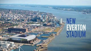 NEW EVERTON STADIUM  BRAMLEYMOORE DOCK  VIRTUAL FLYTHROUGH [upl. by Anbul]