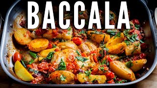 Baccala Salt Cod with Potatoes Capers and Olives [upl. by Aseeram]