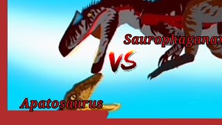 Saurophaganax VS Apatosaurus Dinosaurs Battle S2  EP8 [upl. by Mcdermott]