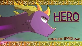 Complete Spyro MAP  HERO [upl. by Emery]