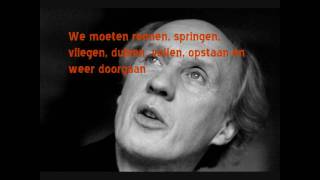 Herman Van Veen  opzij opzij opzij  lyrics [upl. by Drawe]