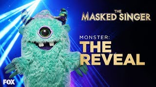 The Monster Is Revealed  Season 1 Ep 10  THE MASKED SINGER [upl. by Earesed]