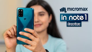 Micromax In Note 1 Full Review नेपालीमा [upl. by Rotce393]