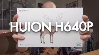 Drawing Tablet In Your BAG  Huion H640P Review [upl. by Feltie]