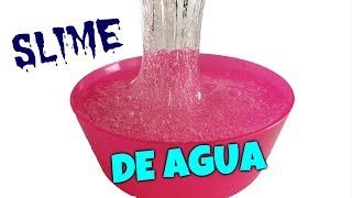 Haz SLIME DE AGUA Probando recetas de 💦Water Slime💦 [upl. by Attiuqehs942]