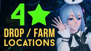 【PSO2NGS】4☆ Weapons amp Gear Farming Locations Guide  Weapon Series Analysis [upl. by Georgi]