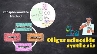 Chemical synthesis of oligonucleotidesPhosphoramidite Method [upl. by Attenhoj]