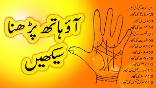 Palm reading  Palmistry Basics Learn in Urdu amp Hindi [upl. by Shawn828]