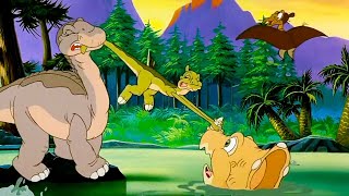 THE LAND BEFORE TIME II THE GREAT VALLEY ADVENTURE Clip  quotSinkingquot 1994 [upl. by Gare]