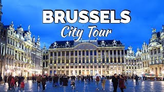 BRUSSELS City Tour  Belgium [upl. by Afinom836]