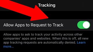 How to Turn On Tracking on iPhone [upl. by Winifield198]