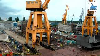 Inside shipyard  The process of building the ship [upl. by Eissen]