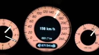 mercedes w211 e320 cdi acceleration 0200 kmh [upl. by Manvel]