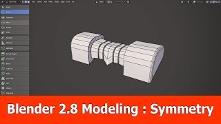 Blender 28 Modeling Beginner Tip  Symmetry amp Mirror [upl. by Geraint]