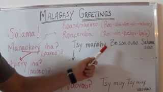 Malagasy Language 101 Lesson 2 quotMalagasy Greetingsquot [upl. by Annasoh]