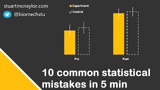 Ten Statistical Mistakes in 5 Min [upl. by Phoebe]