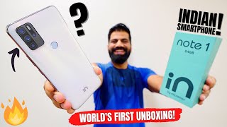 Micromax IN Note 1 Unboxing amp First Look  The Indian Performer World Exclusive🔥🔥🔥 [upl. by Seiter]