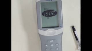 How to use iSTAT Running a PATIENT sample  DEMO [upl. by Torp626]