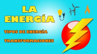 LA ENERGÍA TIPOS Y TRANSFORMACIONES PARA EDUCACIÓN PRIMARIA [upl. by Enirehtak673]