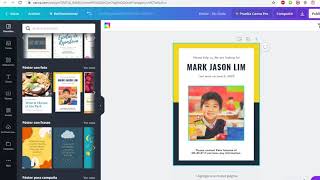 ¿Cómo hacer un afiche en Canva [upl. by Farrand]