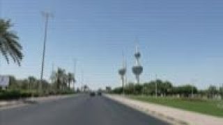 Streets deserted as temperatures soar in Kuwait City [upl. by Amora]