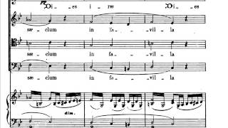 Verdi  Requiem  Dies irae 01 score [upl. by Akcimehs298]