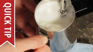 How to AutoFroth Milk for Lattes [upl. by Sillsby]