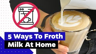 How To Froth Milk At Home Best Milk Frothers Review [upl. by Anij]