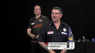 LIVE DARTS Dirk van Duijvenbode v Gary Anderson [upl. by Yarrum]