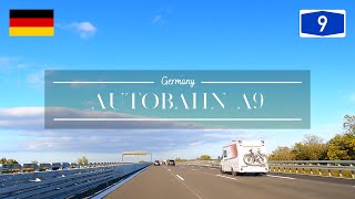 Drive in Germany  Autobahn A9 Top Speed to Berlin [upl. by Amaras540]