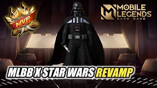 REVIEW SKIN STAR WARS REVAMP ARGUS DARTH VADER  Mobile Legends [upl. by Bello]