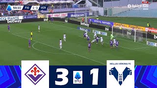 FiorentinaHellas Verona 31  Lega Serie A 202425  Highlights della Partita [upl. by Annah648]