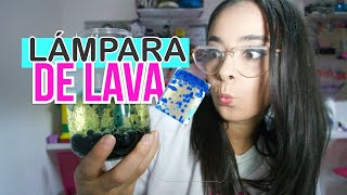 ¿Cómo hacer una LÁMPARA DE LAVA 🧪 Experimento casero [upl. by Aneeuqahs317]