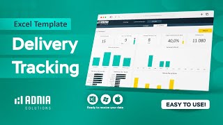 Delivery Tracking Excel Template [upl. by Ardnasak]