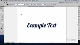 Converting Fonts To Curves In Illustrator [upl. by Amalee2]