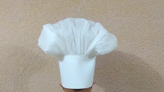 DIY Cómo hacer un gorro de chef para niños [upl. by Toomay114]